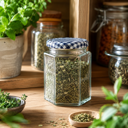 Kilner Hexagonal Premium 280ml Twist Top Jar for Herbs, Spices, Jams, Chutneys