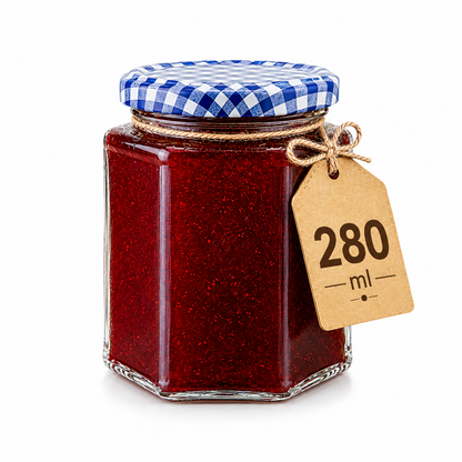 Kilner Hexagonal Premium 280ml Twist Top Jar for Herbs, Spices, Jams, Chutneys