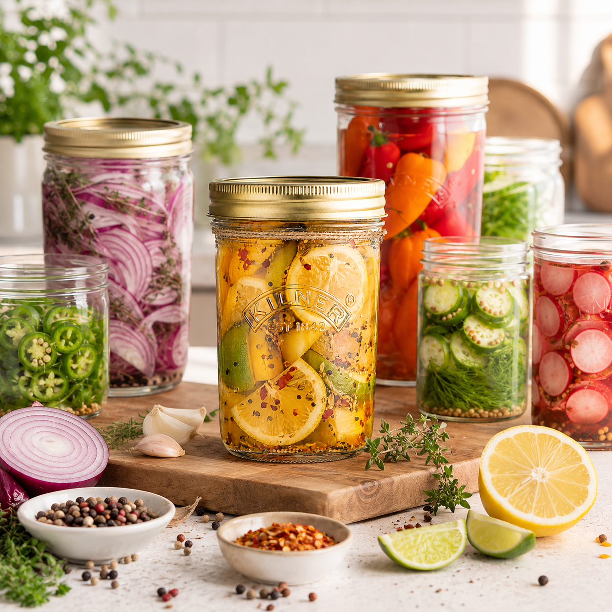 Kilner Premium 350ml Wide Mouth Airtight Glass Preserve Jar for Jams, Pickles, Chutneys - 7