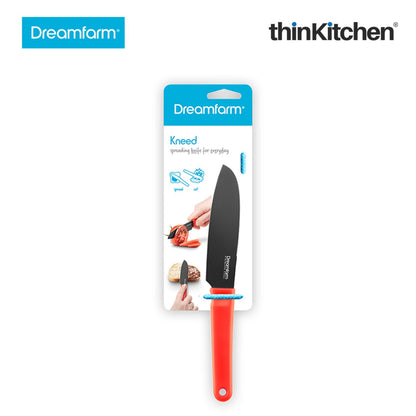 Dreamfarm Knibble Lite 3-In-1 Coltello da Formaggio Antiaderente per Salumi, per Affettare, Spalmare, con Forchetta Integrata per Servire e Condividere Cibi - 9 Nero Dreamfarm Knibble Lite 3-In-1 Coltello da Formaggio Antiaderente per Salumi, per Affettare, Spalmare, con Forchetta Integrata per Servire e Condividere Cibi - 9 Nero
