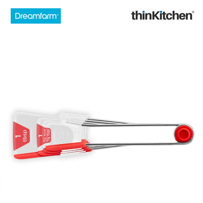 Dreamfarm Levoons Self Leveling Measuring Spoon Set Of 4