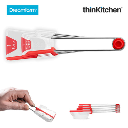 Dreamfarm Levoons Self Leveling Measuring Spoon Set Of 4
