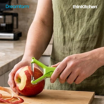 Dreamfarm Sharple Y Vegetable Peeler | Self-Sharpening Blade, Green