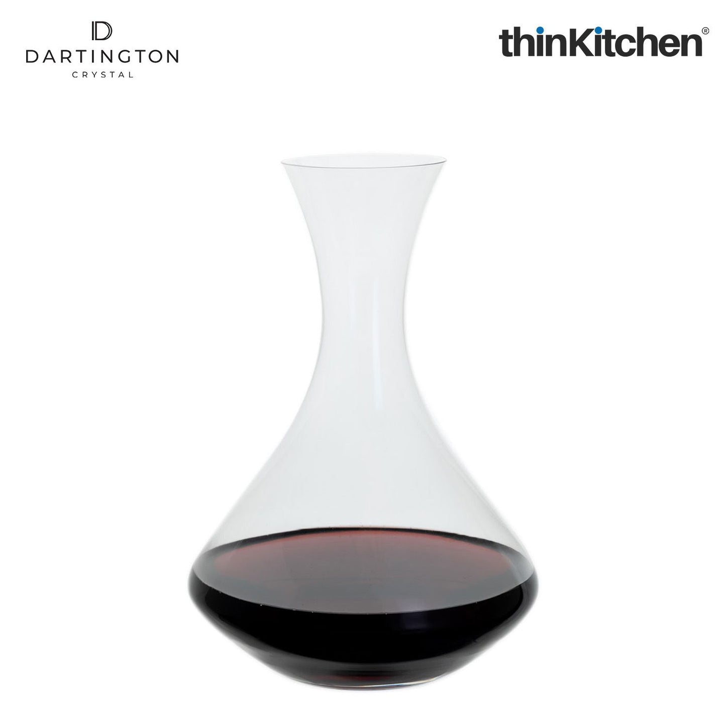Premium Crystal Wine Decanter  - 1.5 Litres |Cheers Lead Free Carafe for Red Wine, Wine Aerator| Handcrafted in England