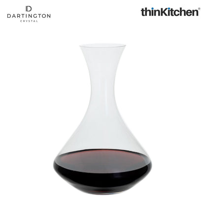 Premium Crystal Wine Decanter  - 1.5 Litres |Cheers Lead Free Carafe for Red Wine, Wine Aerator| Handcrafted in England