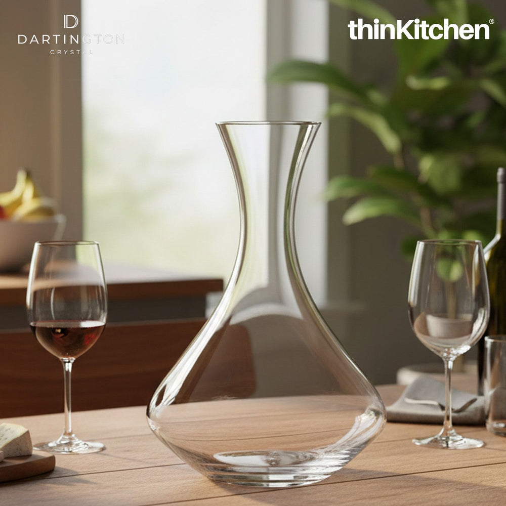 Dartington 1.5L Premium Crystal Wine Decanter, Red Wine Carafe for Serving & Entertaining