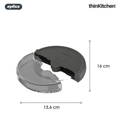 Premium Stainless Steel Pizza Cutter Wheel with Blade Cover | Sharp Pizza Cutter for Thin & Thick Crusts | Ergonomic Handle, Dishwasher Safe Kitchen Tool for Pies, Pastry