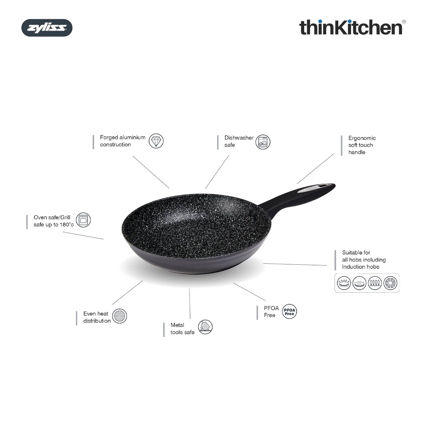 Zyliss Cook Non Stick Frying Pan 20cm