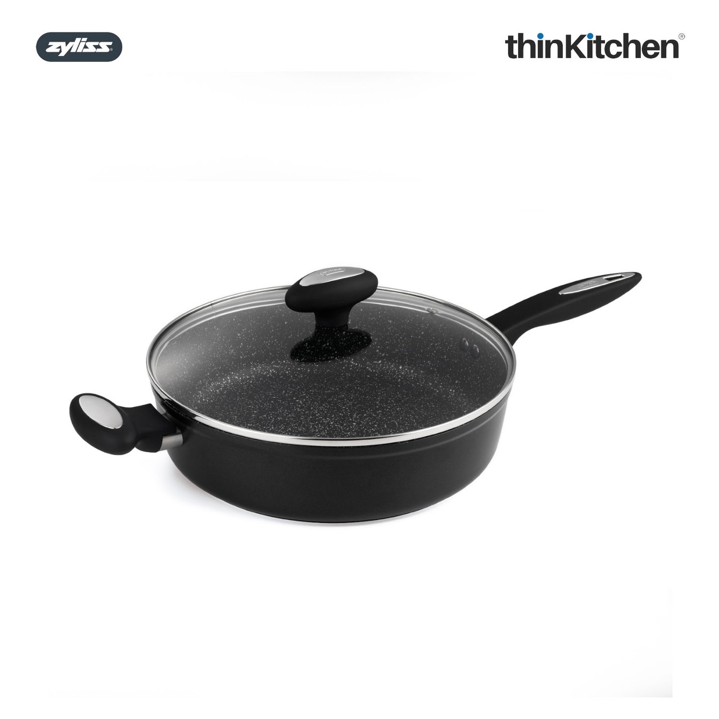 Zyliss Saute Pan With Glass Lid 28cm