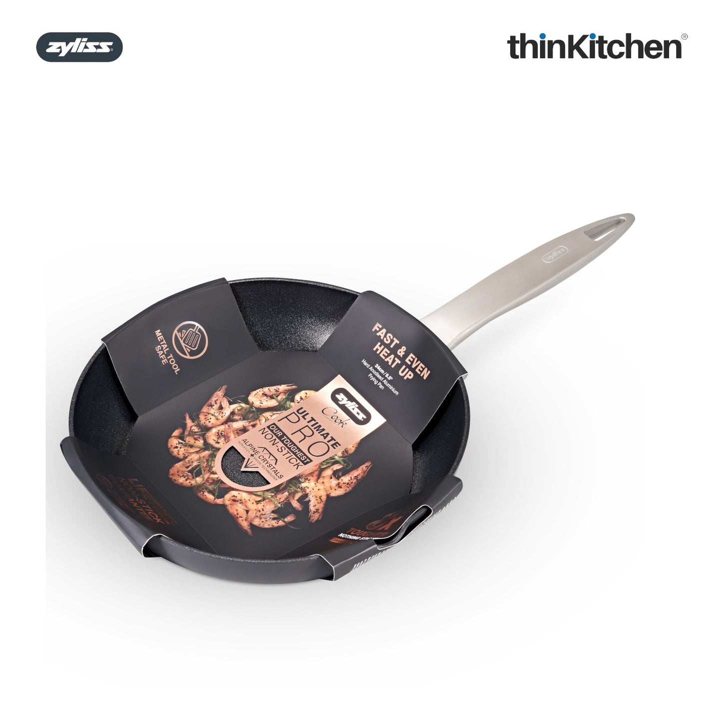 Zyliss Ultimate Pro 24cm Frying Pan With Spout