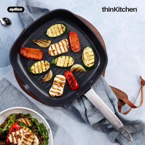 Zyliss Ultimate Pro 26cm Square Grill Pan with spout
