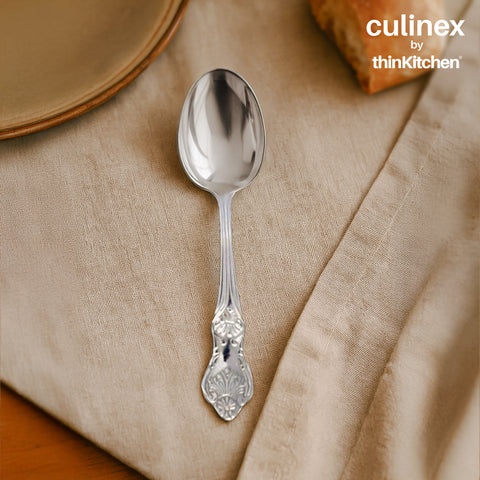 Culinex by thinKitchen|Fest 18/8 Stainless Steel Table Spoon,  Set of 6