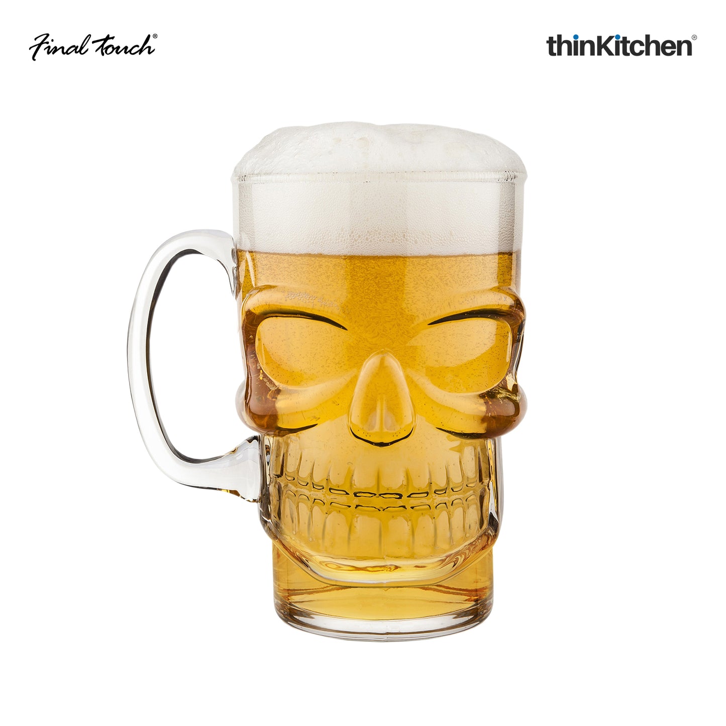 Final Touch Brainfreeze Skull Beer Mug