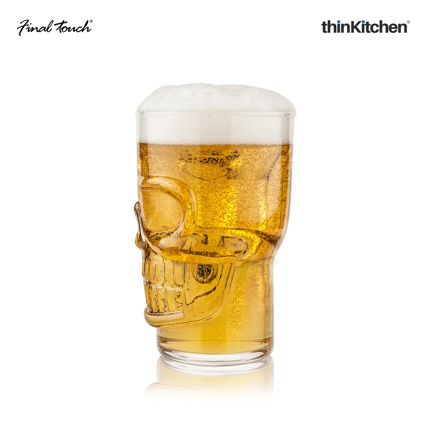 Final Touch Brainfreeze Skull Beer Mug