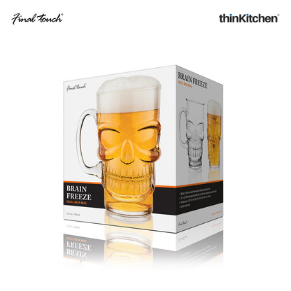 Final Touch Brainfreeze Skull Beer Mug