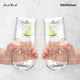Final Touch Bubbles Seltzer / Bubbly Beverage Glasses - Set of 4