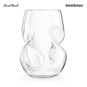 Final Touch Conundrum White Wine Glasses - Set of 4