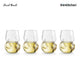 Final Touch Conundrum White Wine Glasses - Set of 4