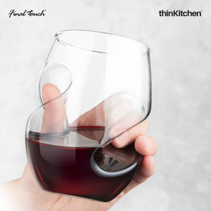 Final Touch Conundrum Red Wine Glasses - Set of 4