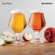 Final Touch Hard Cider Glasses - Set of 2