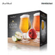 Final Touch Hard Cider Glasses - Set of 2