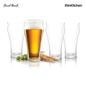 Final Touch Brewhouse Beer Glass - Set of 4