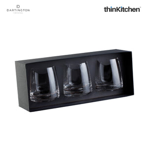 Dartington Classic Whisky Glasses, Set of 3, 240 ml