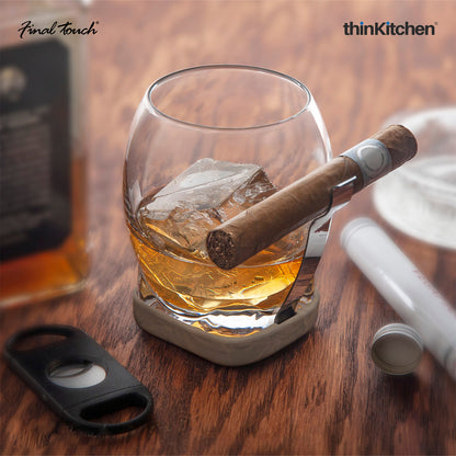 Final Touch Whiskey Cigar Glass