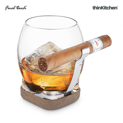 Final Touch Whiskey Cigar Glass