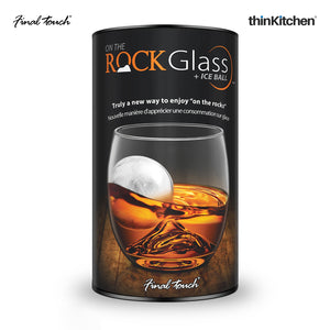 Final Touch On The Rock Glass with Ice Ball Mould
