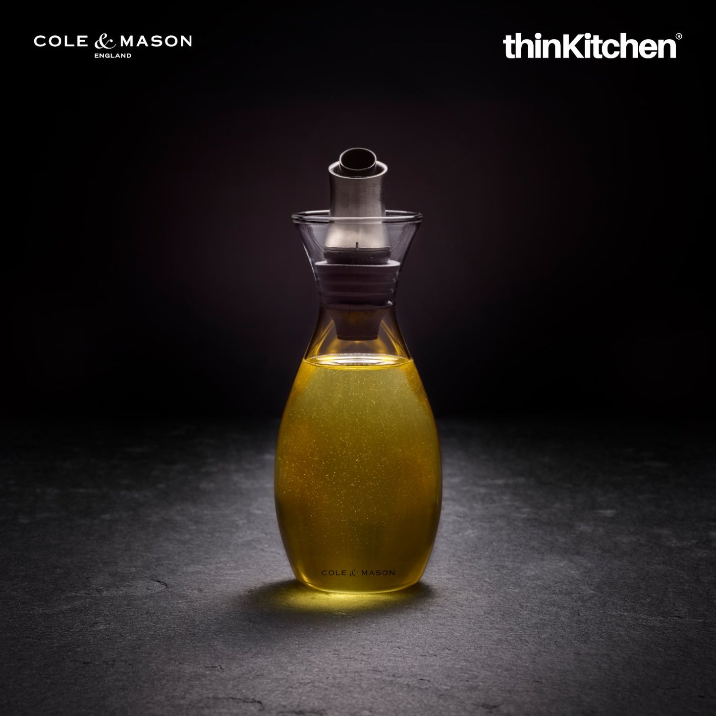 Cole Mason Oil Vinegar Haverhill Flow Control Bottle