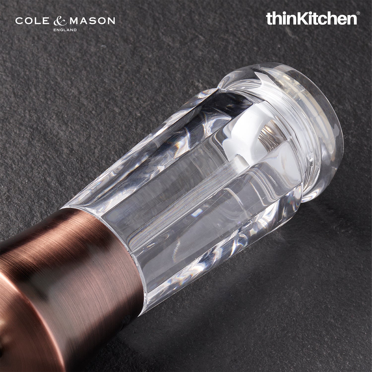 Cole & Mason Oxford Antique Brass Gift Set Salt & Pepper Mill - 3