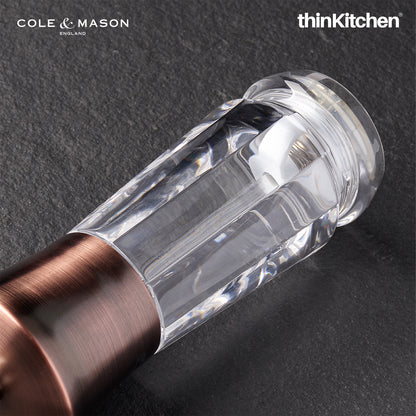 Cole & Mason Oxford Antique Brass Gift Set Salt & Pepper Mill