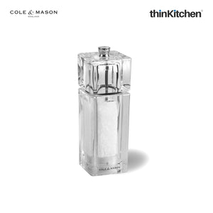 Cole & Mason Precision Manual Acrylic Cube Salt Mill