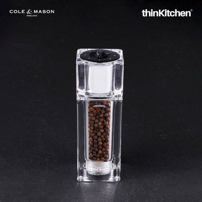 Cole Mason Cube Precision 2 In 1 Salt Pepper Mill 14 5cm