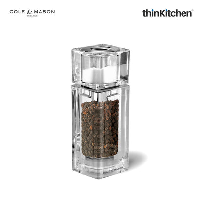 Cole Mason Cube Precision 2 In 1 Salt Pepper Mill 14 5cm