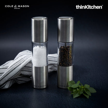 Cole & Mason Oslo Precision Salt & Pepper Mill Set, 18.5cm
