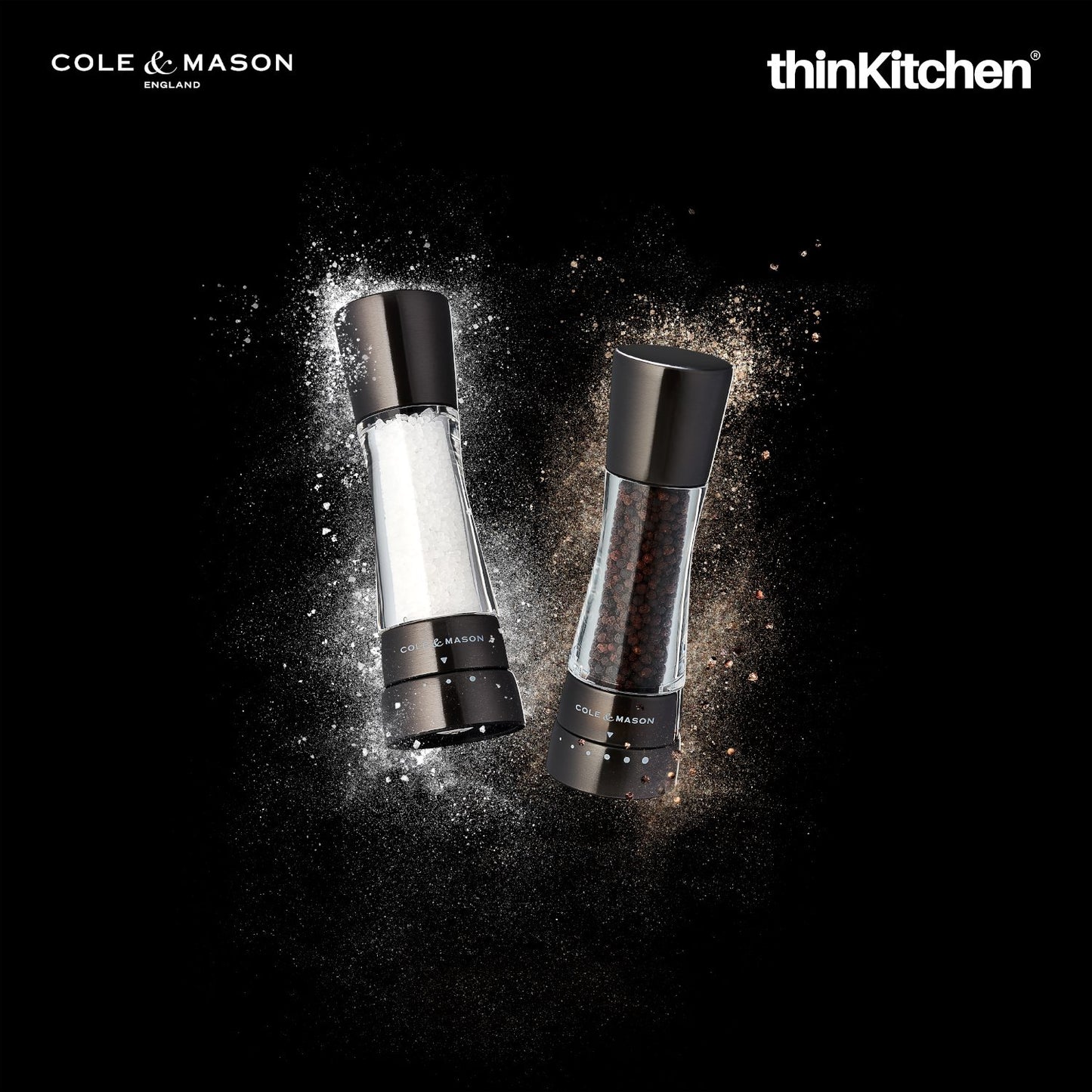 Cole Mason Gourmet Precision Manual Derwent 190mm Gunmetal