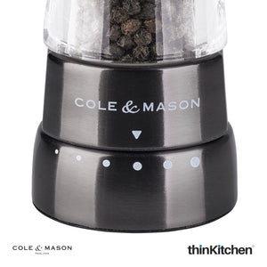 Cole & Mason Gourmet Precision Manual Derwent, 190mm, Gunmetal