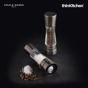 Cole & Mason Gourmet Precision Manual Derwent, 190mm, Gunmetal