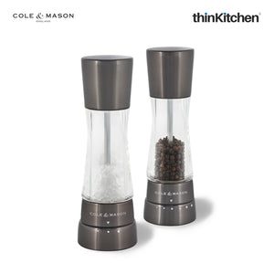 Cole & Mason Gourmet Precision Manual Derwent, 190mm, Gunmetal