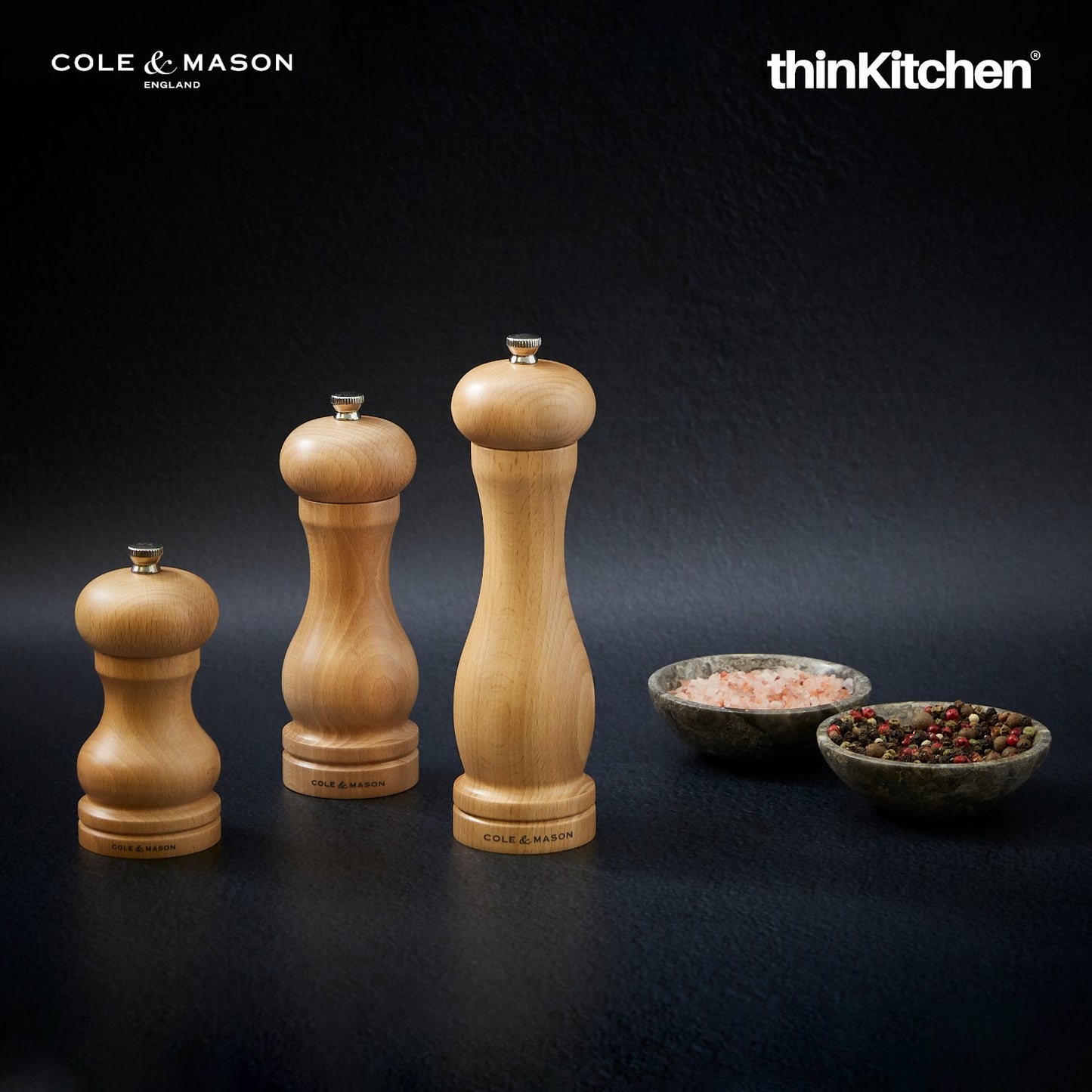 Cole Mason Beech Capstan Precision Pepper Mill 165 Mm