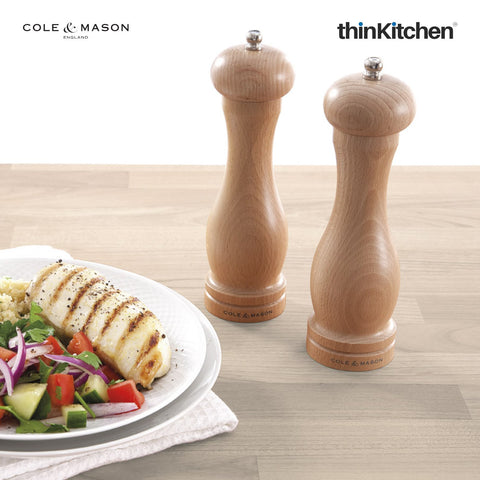 Cole Mason Beech Capstan Precision Salt Mill 200 Mm