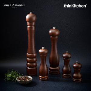 Cole & Mason Precision Manual Wood Capstan Forest Pepper, 405mm