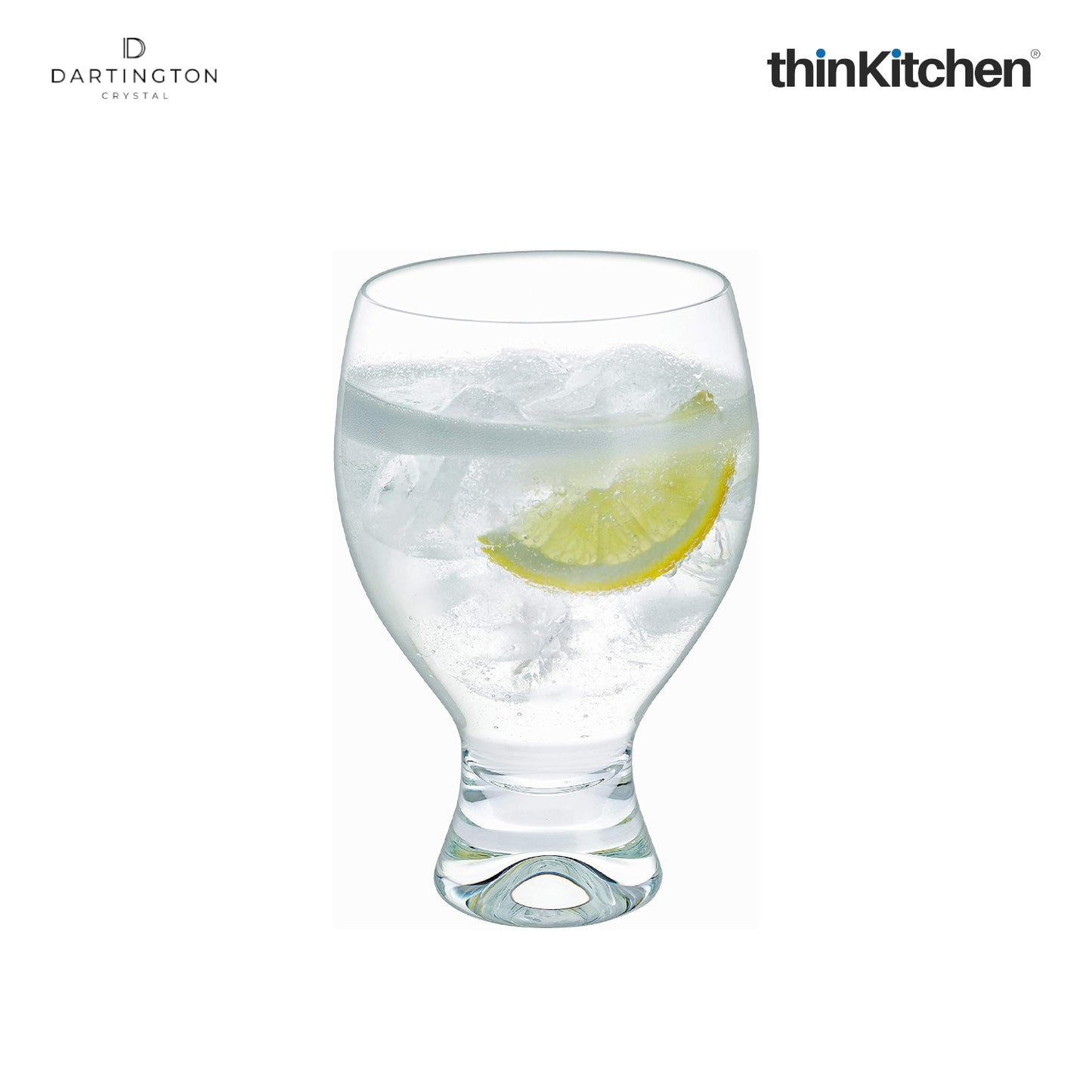 Dartington Crystal Home Bar Gin Goblet Glass Set Of 4