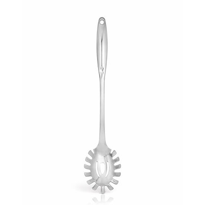 Culinex 18/8 Stainless Steel 12.8" Premium Hollow Handle Pasta Server Pasta Spaghetti Fork, Pasta Spoon, Noodle Fork | Rustproof, Dishwasher Safe