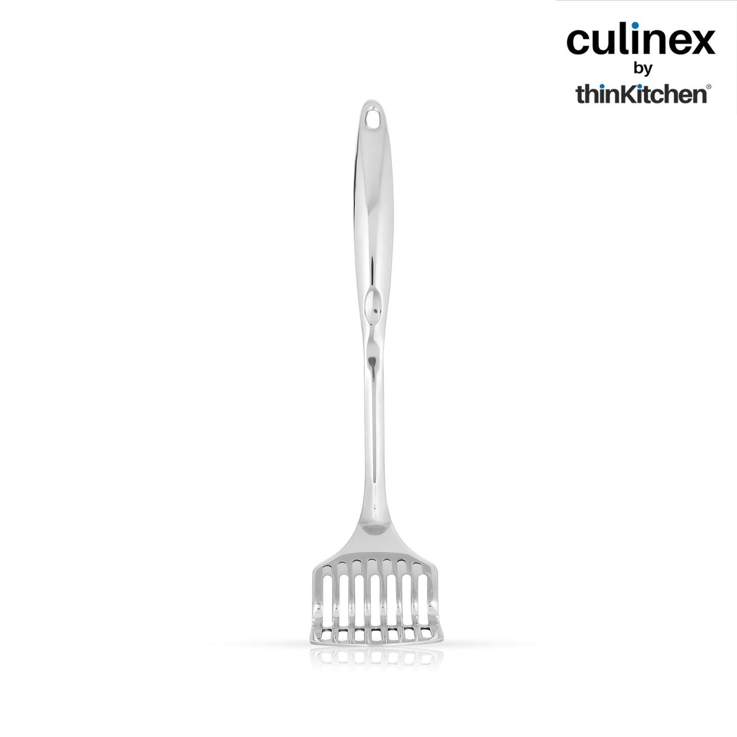 Culinex 18/8 Stainless Steel 13" Potato Masher with Hollow Handle | Rustproof Food Grade Smasher by thinKitchen
