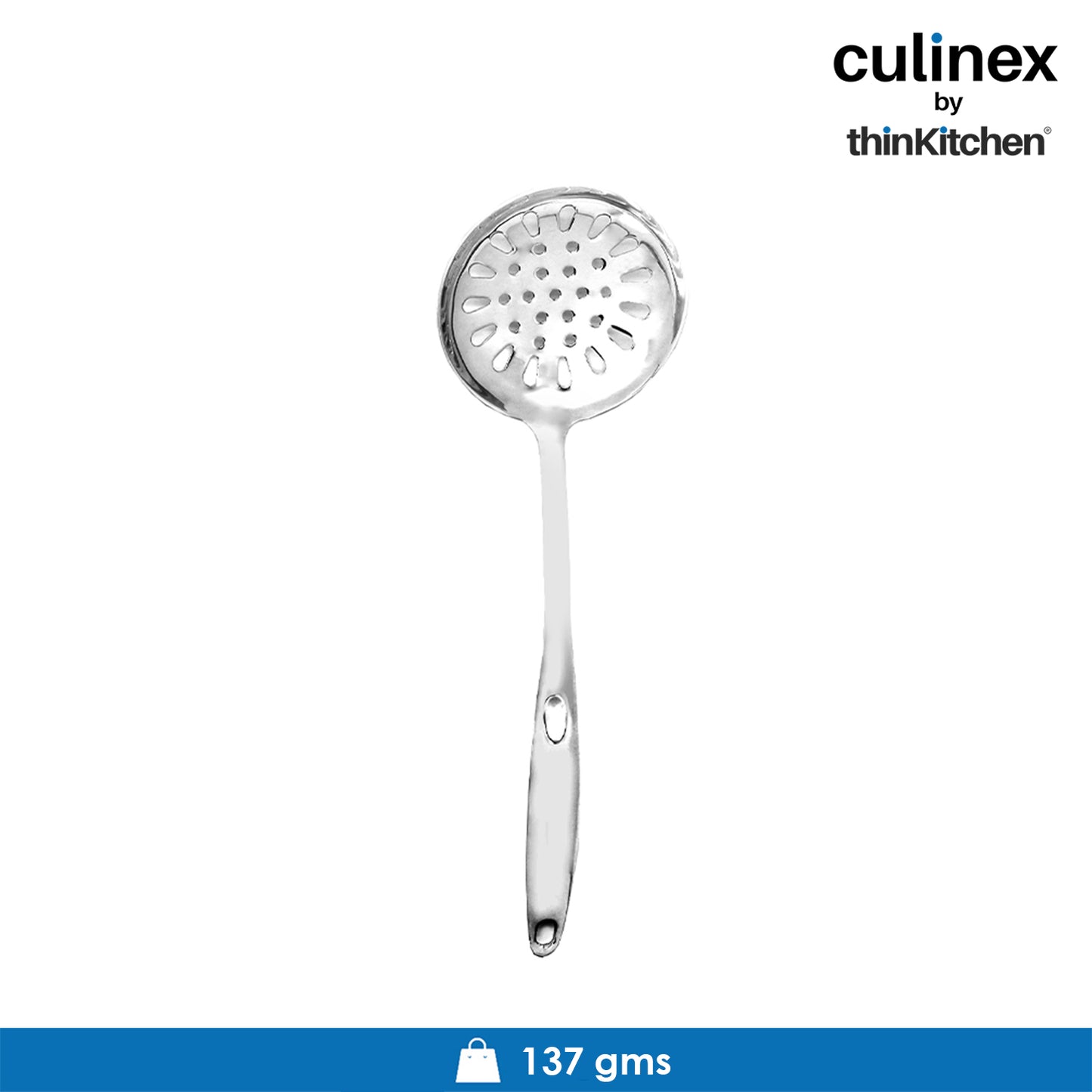 Culinex by thinKitchen| Harmony 18/8 Stainless Steel Hollow Handle Skimmer