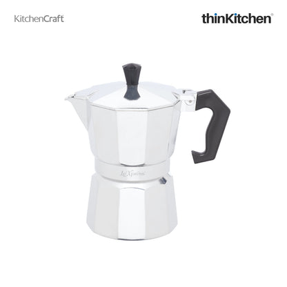 KitchenCraft Le’Xpress Italian Style 3 Cup Espresso Maker, 150ml