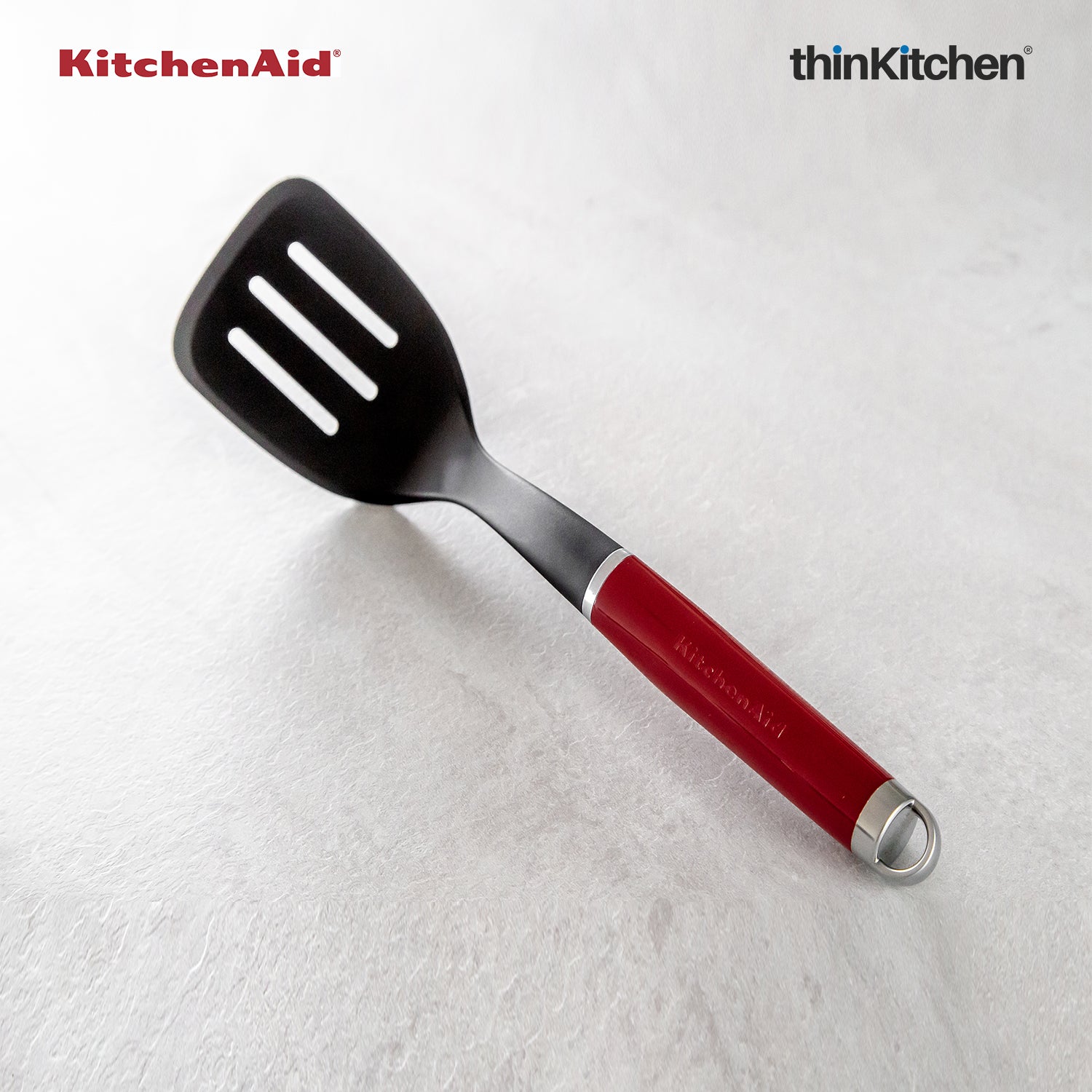 KitchenAid 2pc Mini Birchwood Spatulas Set - Empire Red